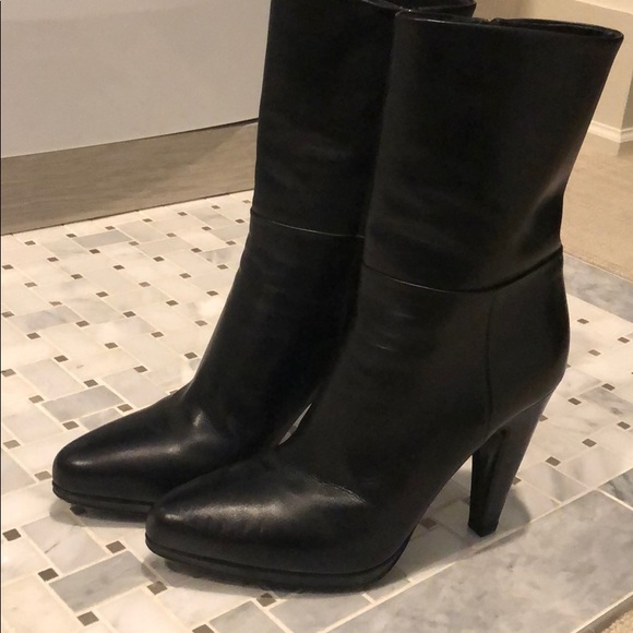Classic Prada mid calf black booties - Picture 4 of 5
